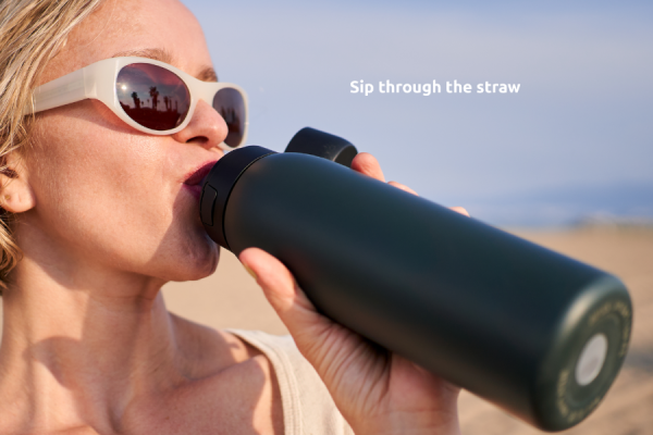 wygodne picie z butelki filtrującej tappwater adventure