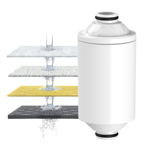 jak filtruje wkład do filtra prysznicowego tappwater diamond