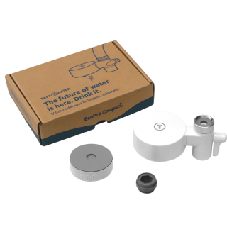 Mały filtr nakranowy Tappwater EcoPro Compact biały