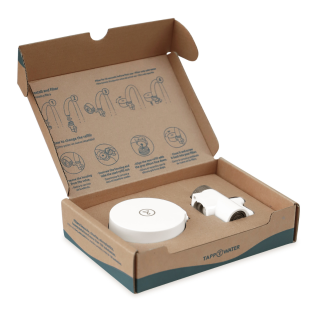 Nowoczesny biały filtr na kran Tappwater EcoPro Compact