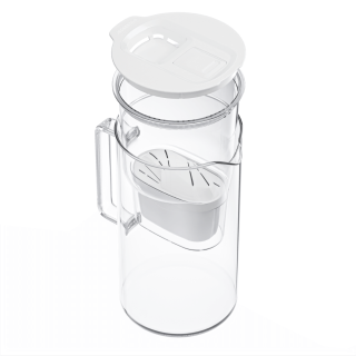 Kompaktowy dzbanek filtrujący Wessper D4 mini biały do lodówki