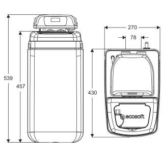 Ecosoft zmiękczacz wody Core