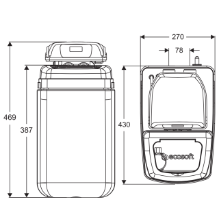 Ecosoft zmiękczacz wody Core