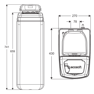 Ecosoft zmiękczacz wody Core