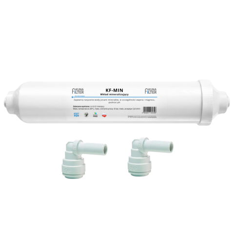 zestaw mineralizator + złączki montażowe kuna filter