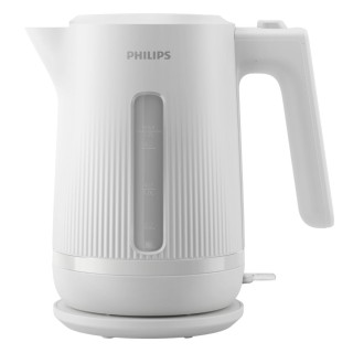 biały czajnik PHILIPS z płaskim elementem grzejnym