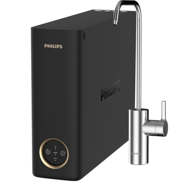 czarny filtr odwróconej osmozy do kuchni philips