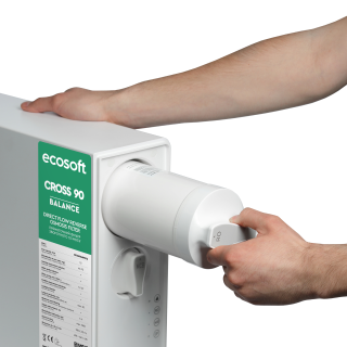 Nowoczesny design filtra Ecosoft Cross Balance 90