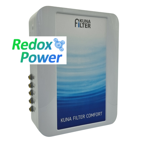 Kuna Filter Comfort REDOX. Woda alkaliczna z Twojego kranu. Woda Redox (podwyższone pH, obniżone ORP). Jonizator wody.