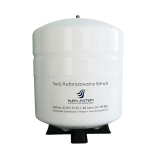 Zbiornik Bluewater Cleone 17 litrów z zaworem John Guest. Kompletny zbiornik z podstawą i zaworem.