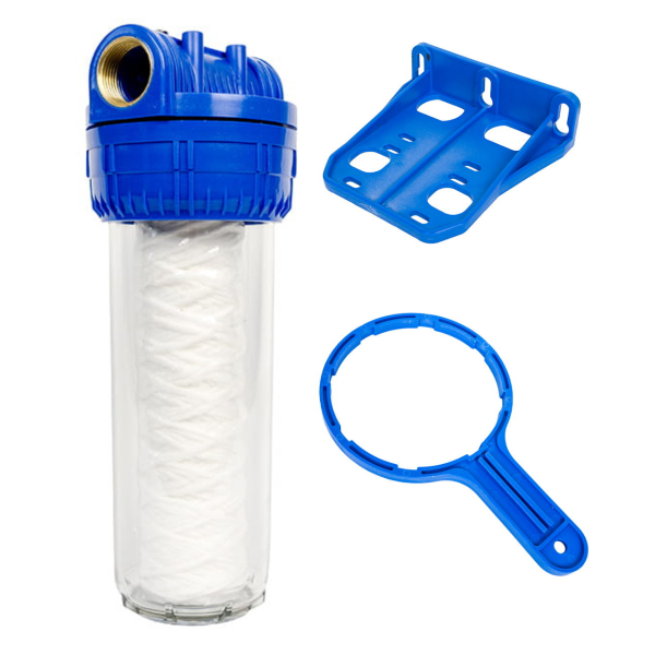 Ecowater filtr mechaniczny DN 25 z wkładem sznurkowym. Filtr na cały dom. Epuroit I25-50.