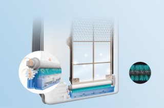 Sharp KI-G75EUW  wydajny oczyszczacz powietrza z nawilżaniem na duże powierzchnie. Oczyszczacz, nawilżacz i jonizator powietrza.