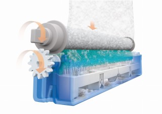 Sharp KI-G75EUW  wydajny oczyszczacz powietrza z nawilżaniem na duże powierzchnie. Oczyszczacz, nawilżacz i jonizator powietrza.