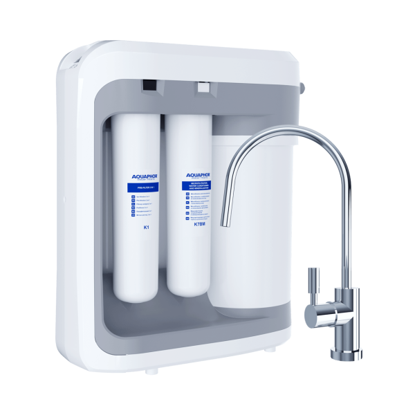 Aquaphor RO-202S (RO-201) system odwróconej osmozy. Automatyczny, wydajny filtr osmotyczny z mineralizacją (DWM-201).