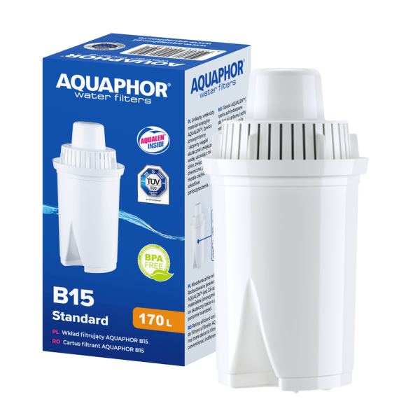 Wkład wymienny Aquaphor b15 Standard filtrujący wodę. Filtr wymienny do dzbanków Aquaphor.