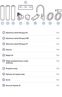 Aquaphor Kryształ B Eco filtr wody pod zlew. Filtr oczyszcza wodę oraz pozbawia ją bakterii.