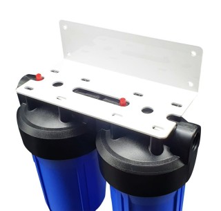 Filtry na cały dom. Korpusy BB-10'' 2 sztuki + stelaż + klucz do filtrów gratis!